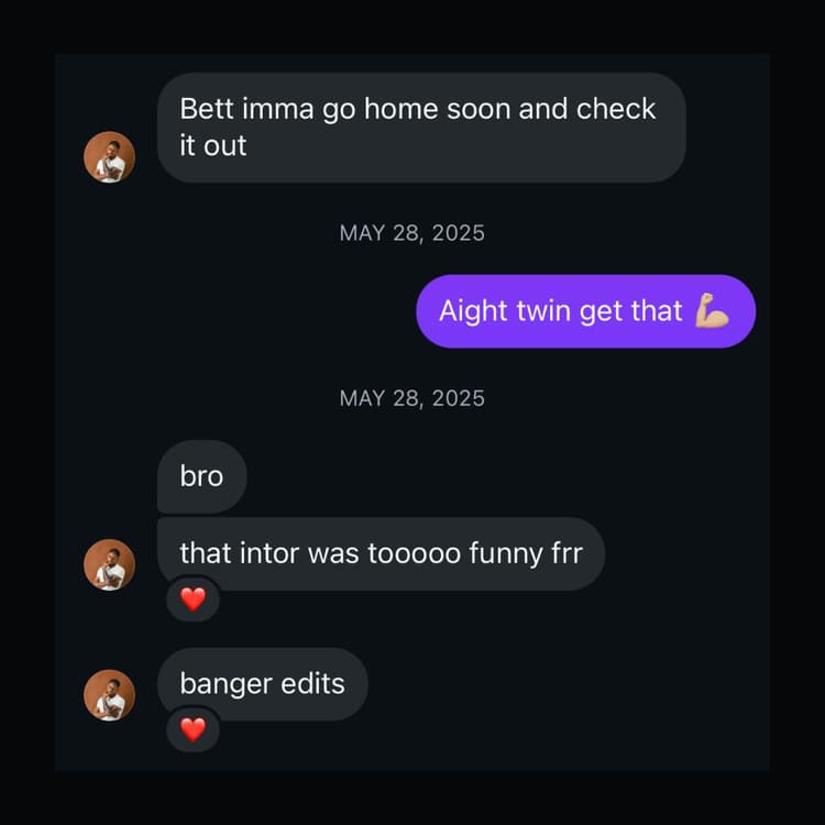 Cali the Kid DM — "Banger edits"